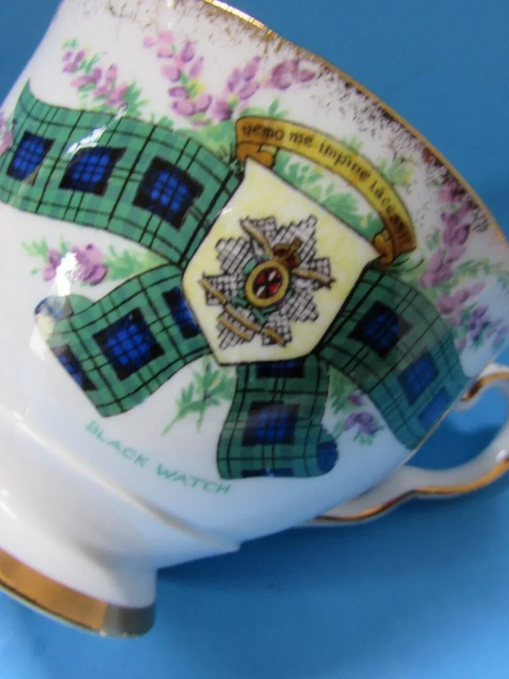 Royal Stafford Cup Saucer Tartan Series Black Watch Bone China